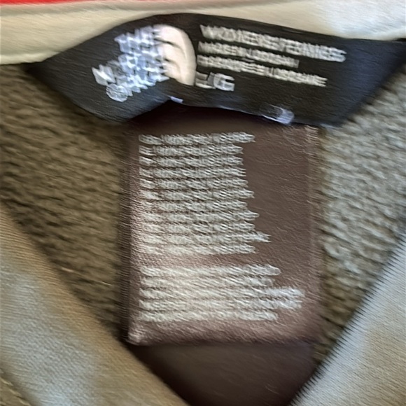 THE NORTH FACE WOMENS LARGE, GREEN,  AND PINK ACCENT,  HOODIE SWEATSHIRT - Picture 3 of 11